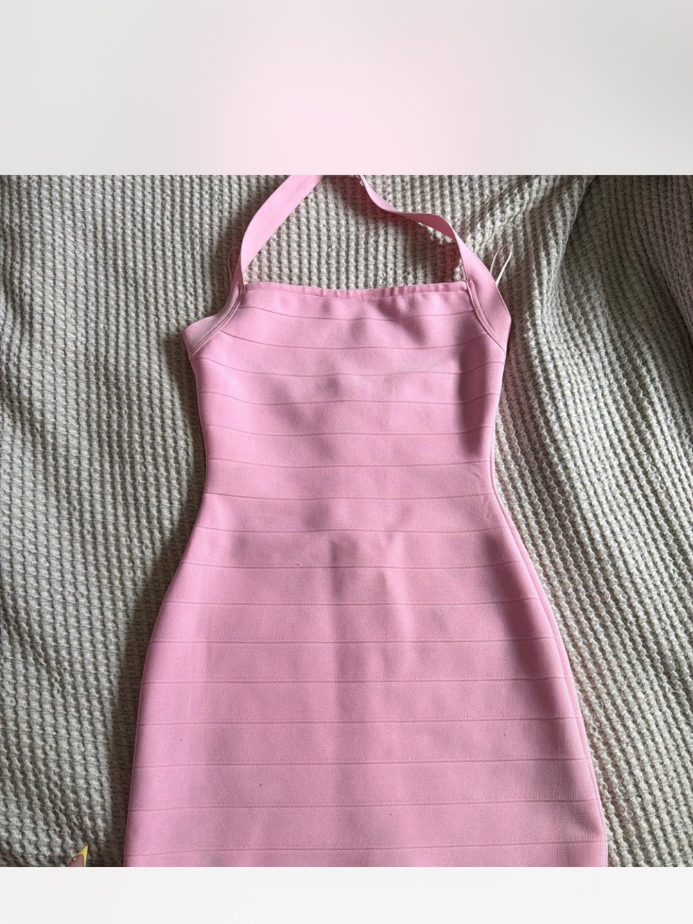 I.AM.GIA Pink Halter Mini Dress